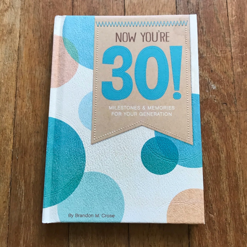 Now You’re 30! Milestones Journal